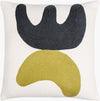 Green, Black & Ivory Pillow