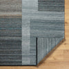 Gray, Blue & Black Outdoor & Indoor Rug