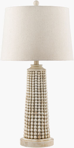 Wood Balls Base Table Lamp