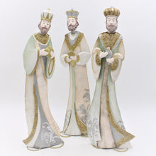  Metal Metallic Wisemen, Set 3, 20" Tall