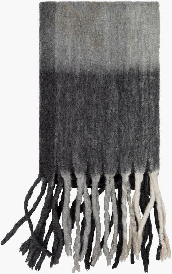 Charcoal & Light Gray Throw