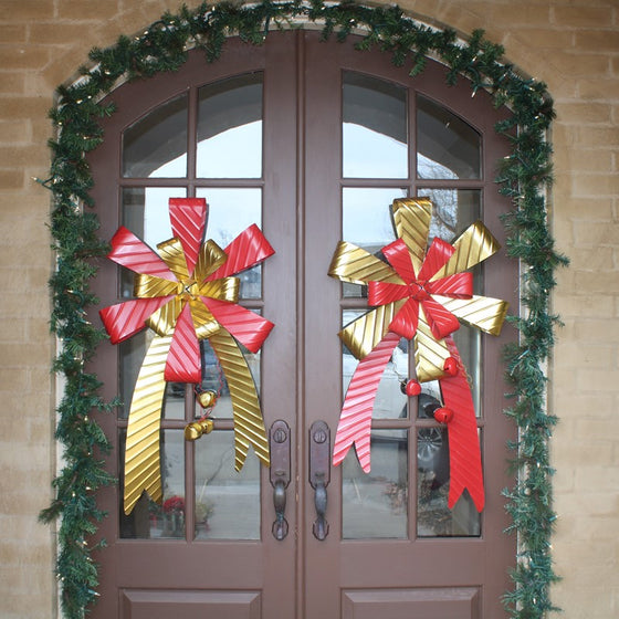 Metal Bow Door Décor, Assorted Each, 39" High