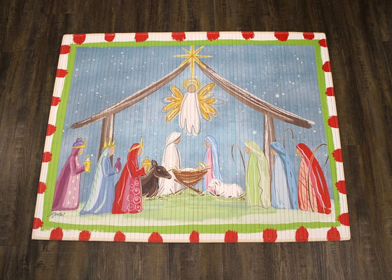 Nativity Bamboo Mat, 47" Width