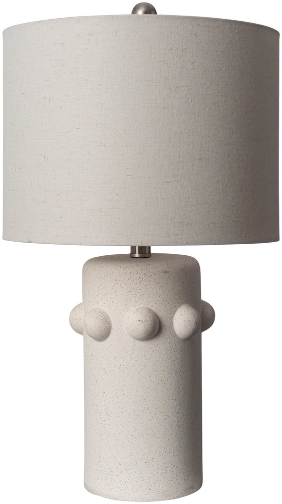 White & Natural Color Table Lamp