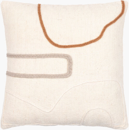 Ivory Boho Pillow