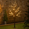 Indoor/Outdoor LED Silver Dollar Tree 6'