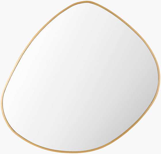 Pebble Gold Frame Mirror