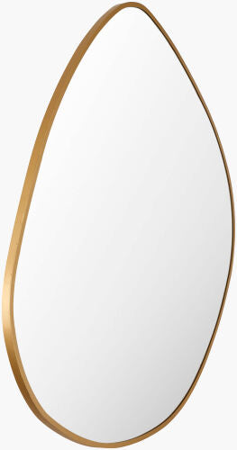 Pebble Gold Frame Mirror