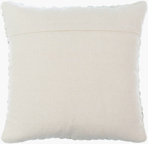 Knife Edge Taupe/Ivory Pillow