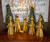 Gold Leafed Nativity, Set 3, 14" Tall