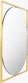 Oval Mirror Gold Frame