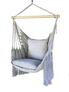  Swing Set: Upcycled Denim and Cotton with Macrame