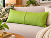 Feliz Navidad Green Lumbar Pillow