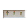 Hand Painted Stoneware Christmas Platter